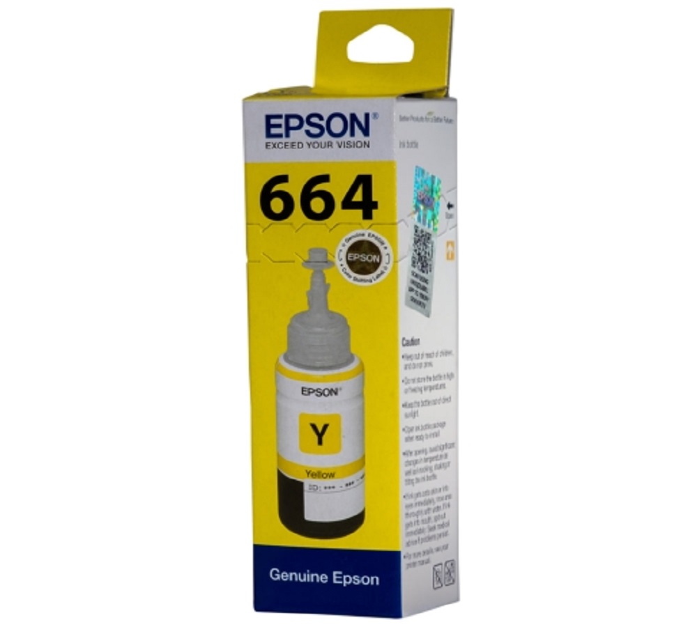 Yellow Ink 70mi- 664: Epson L220/ L550/ L355/ L110/ L210/ L300/ L360 ...
